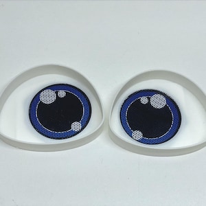 White Fursuit 3D Follow Me eyes Pair