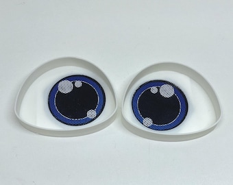 White Fursuit 3D Follow Me eyes Pair