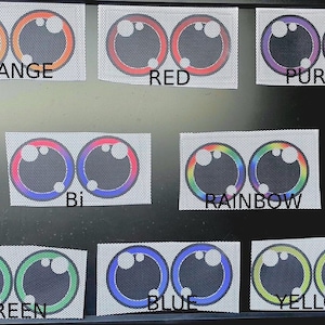 Fursuit Eyes Mesh water/sweat resistant.