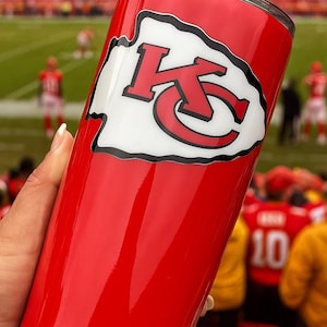 Kansas City Chiefs Non-Glitter Tumbler (CUSTOMIZABLE)
