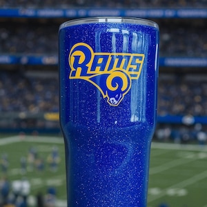 LA Rams glitterbeker (KLANTGERICHT)