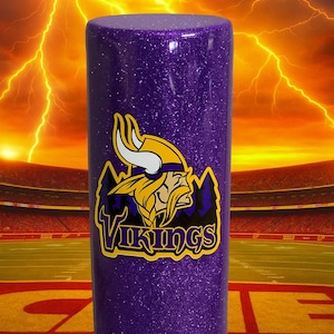 Vikings Purple Glitter (CUSTOMIZABLE)