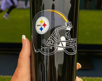 Vaso de los Pittsburgh Steelers (PERSONALIZABLE)