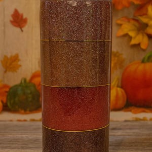 Fall Glitter Tumbler (CUSTOMIZABLE)