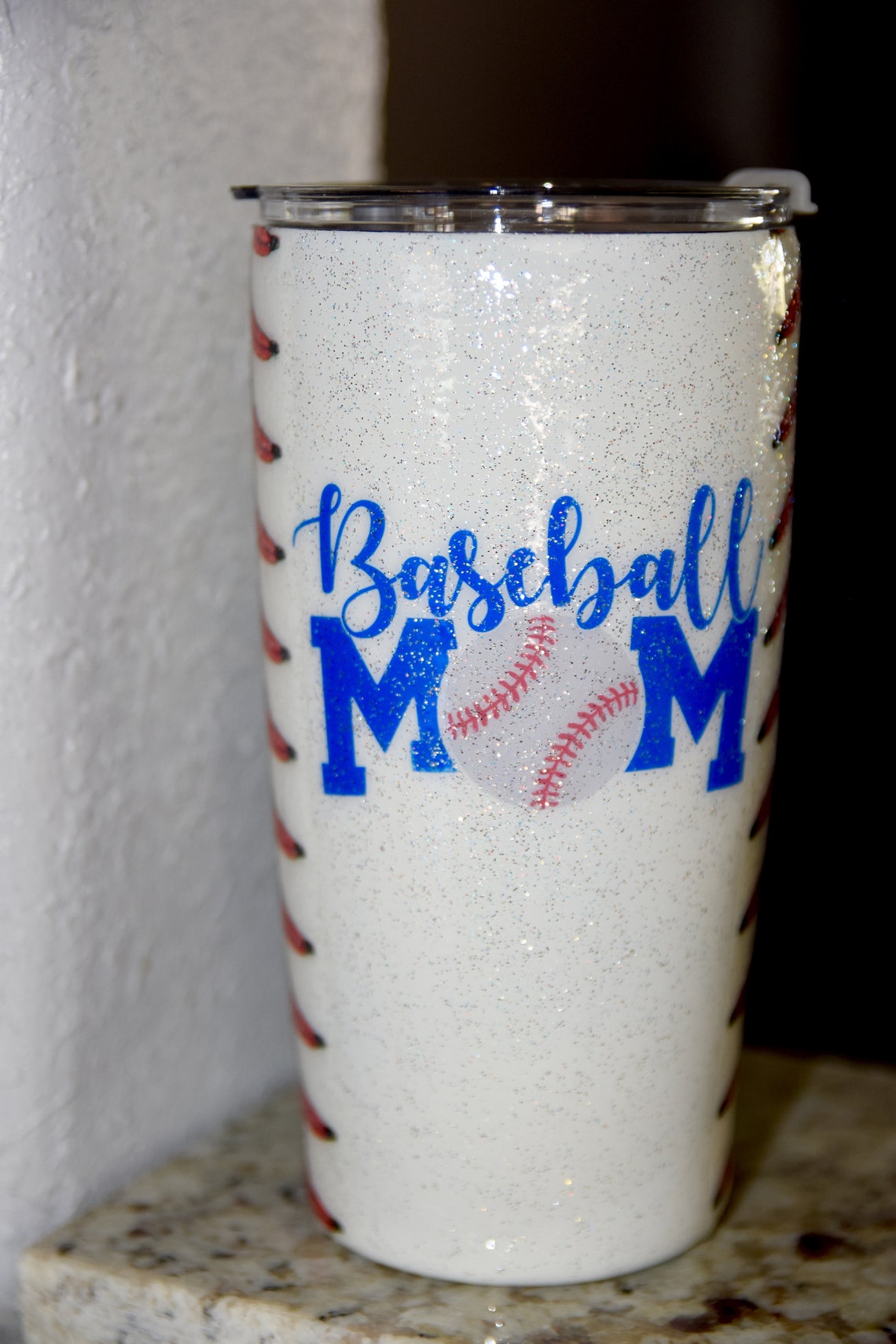 Baseball Mom Tumbler CUSTOMIZABLE Etsy