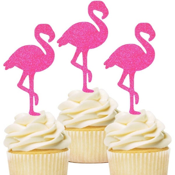 12 Ct. Flamingo Cupcake Toppers. Flamingo Birthday Party. Tropical Cupcake Topper. Flamingo Party Cupcake Topper. Pool Party Cupcake Toppers