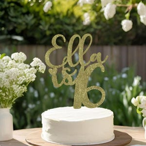 Birthday Cake Topper 16th Birthday Cake Topper Any Age Cake Topper Custom Cake Topper Sweet 16 Cake Topper Custom Birthday Cake Topper