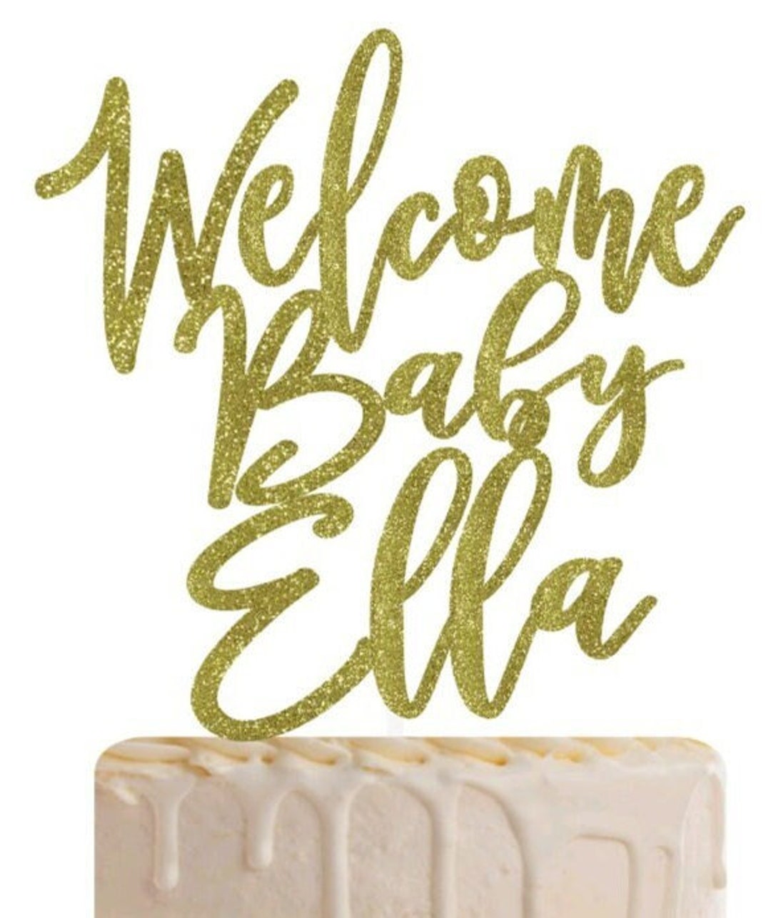 Baby Cake Topper Baby Shower Cake Topper Baby Shower Decor Personalized Cake Topper Baby