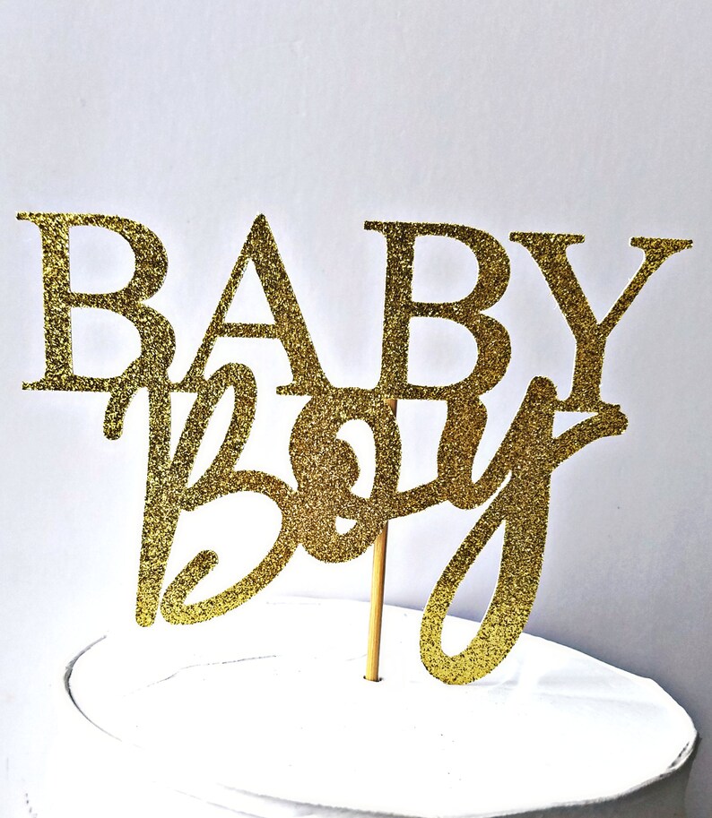 Baby Boy Cake Topper. Its a Boy Cake Topper. Boy Baby Shower Etsy