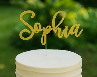 Personalized Name Topper Custom Name Birthday Cake Topper Baby Shower Cake Topper Birthday Cake Topper Name Cake Topper Custom Cake Topper.