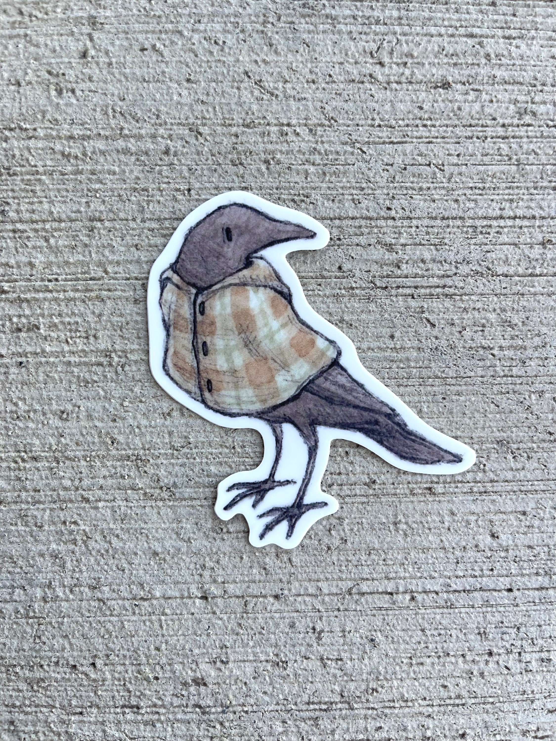 Crow Sticker - Etsy