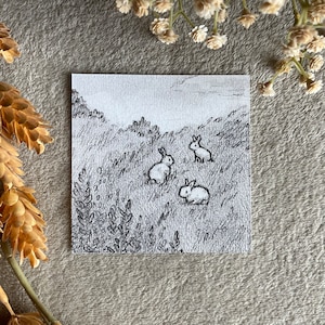 Bunnies in a Field