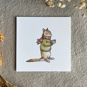 Chipmunk in Fall