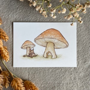 Sleepy Mushroom Mouse