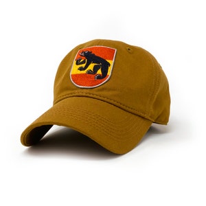 New Bern Shield Embroidered Patch Cap, Khaki