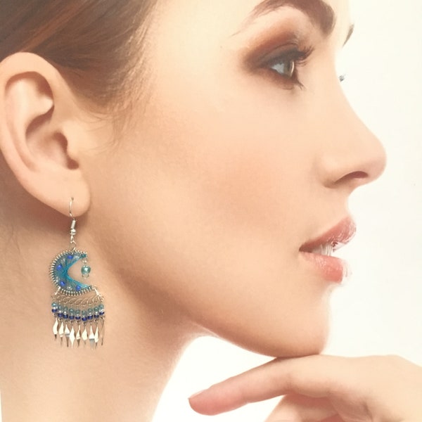 Thread Earrings - Etsy