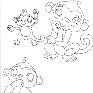 Five Little Monkeys Felt Story Pattern & Script
