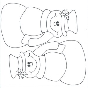 Snowmen Felt Story Pattern & Script