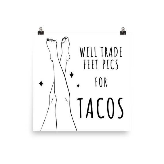 Funny Feet Pic Poster on Premium Luster Photo Paper Funny Etsy