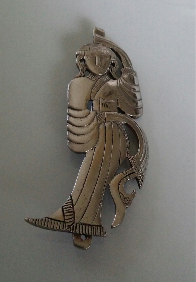 Vintage Alva Museum Replicas AsianThai Themed Dancer BroochPin