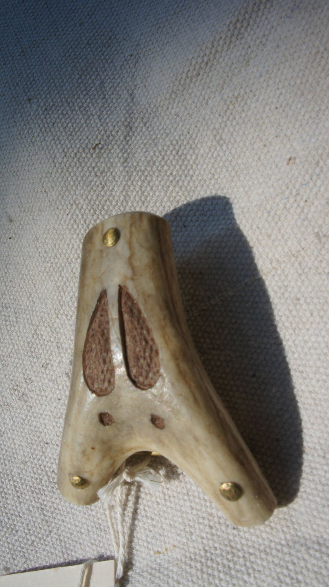 DEER ANTLER Belt Buckle Carving Hand Made Scrimshaw Brass Etsy