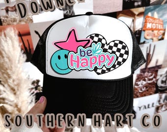 Trucker Hat Patch PNG | Sublimation or Leather (Digital Download)