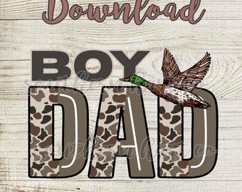 Boy Dad Duck Camo PNG, Southern Charm (Digital Download)