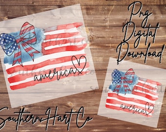 USA Flag PNG, America Png, Patriotic 4th of July Digital Download