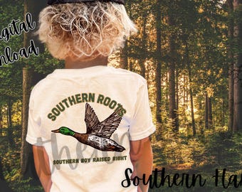 Duck Shirt PNG, Southern Design (Digital Download)