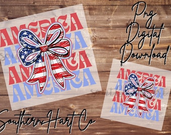 Kokardka kokardka USA PNG | Patriotyczny wzór na 4 lipca (pobranie cyfrowe)