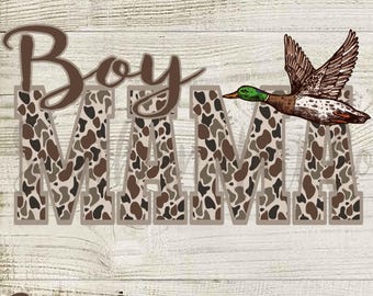 Boy Mama Duck Camo PNG, Southern Charm (Digital File)