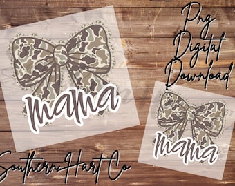 Camo Mama Shirt PNG, Southern Mama Design (Digital Download)