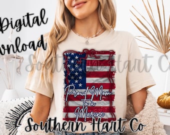 Militaire mom-coquettestrik, png PNGEgg | Ontwerp patriottische Amerikaanse vlag (digitale download)