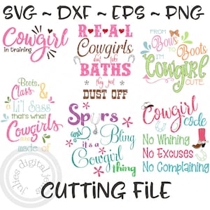 Cowgirl svg designs, Spurs svg, Cowgirl thing, Cowgirl code, Cowboy saying svg, Cowboy hat svg, Cowboy boots svg, Cowgirls dont take baths