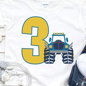 Download Monster Truck Birthday Shirt 2nd Birthday Svg Second Etsy