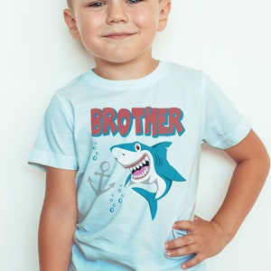 Brother Shark SVG Digital Clipart Png, Shark Party, Shark Birthday SVG