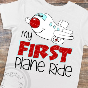 First plane ride svg, Kids Air Plane svg, First ride svg, Airplane shirt svg, Cut file for silhouette cameo and cricut