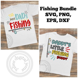 Los mejores papás van a pescar, Fishing svg files for cricut, Love fishing svg, Daddy Loves to Fish, Best Daddy svg, Fishing daddy svg, Fishing dad