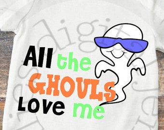Todos los demonios me aman camisa, Ghost svg, Halloween svg, Kids ghost camisa svg, Ghost face svg, Girl ghost svg, Trick or treat svg, Scary svg