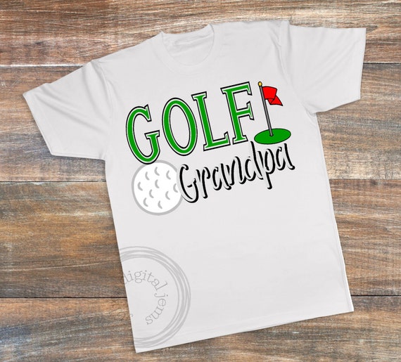 Golf Grandpa SVG Cutting File for Cricut or Silhouette Cutting | Etsy