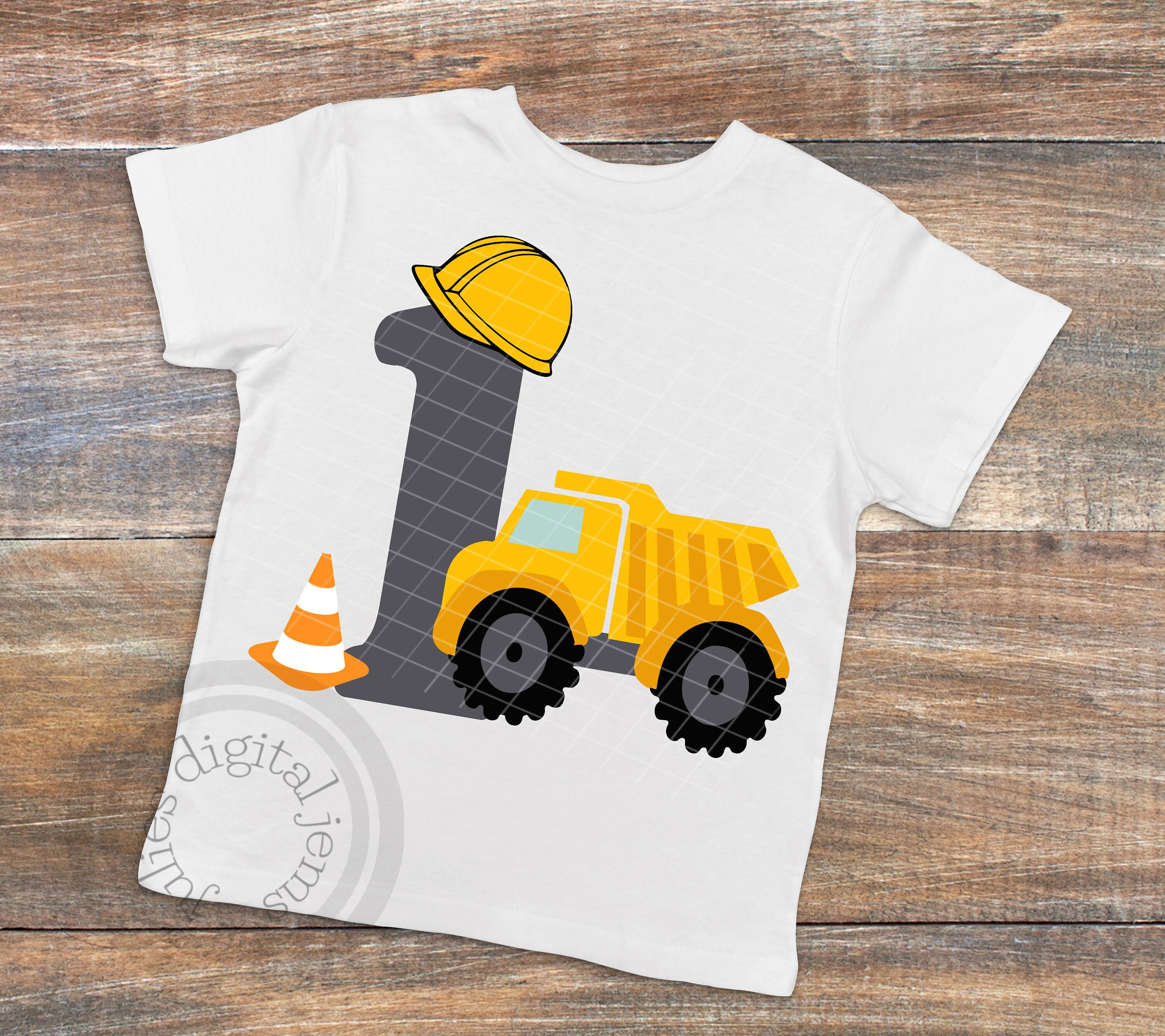 Dumptruck Shirt Dump Truck Birthday Shirt 1st Birthday SVG Etsy