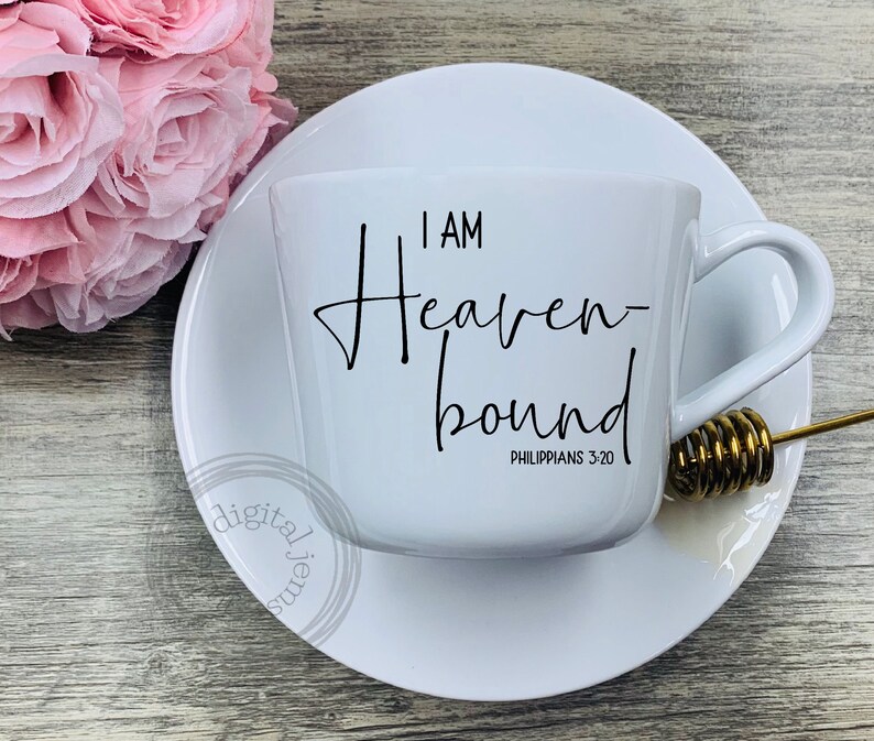 Download I Am Heaven Bound svg Inspirational svg sayings Christian ...