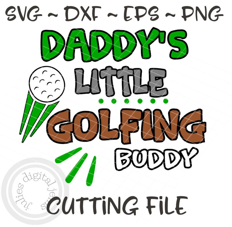Download Daddys little Golfer Golf buddy Golf svg Golf ball svg | Etsy