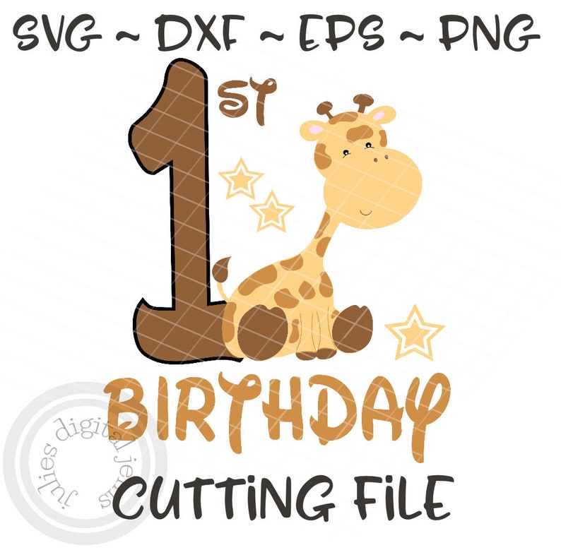 Download Giraffe svg Baby Giraffe svg giraffe birthday shirt svg | Etsy