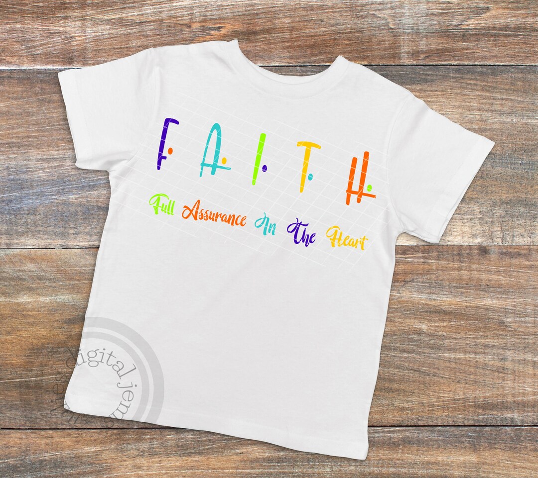 Faith SVG Files for Cricut Christian Svg Faith Shirt Svg - Etsy
