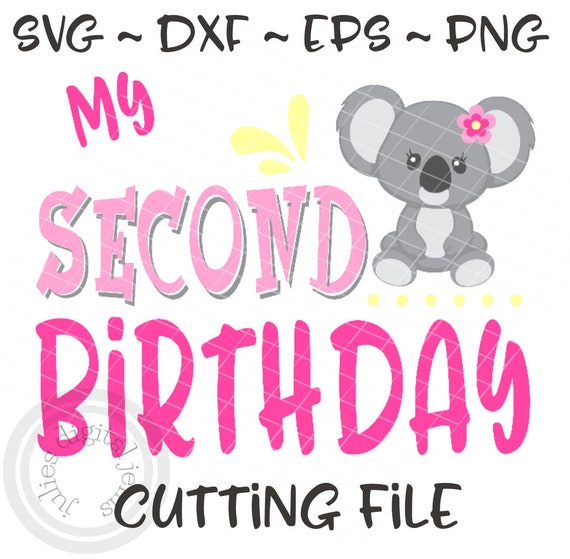 Cricut First Birthday svg Cut file cameo Koala Birthday shirt svg Koala cut file sizzix PNG 1st Birthday SVG