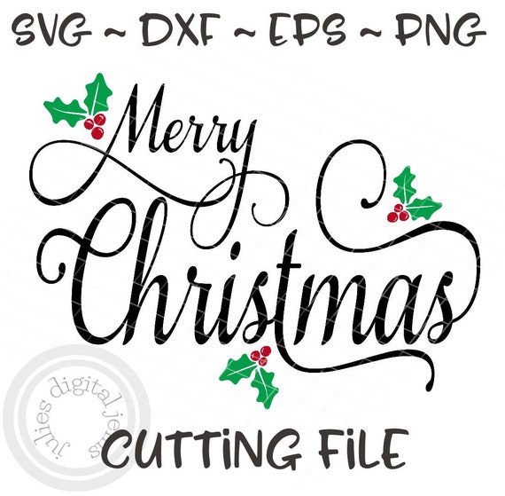 Download Free Christmas Svg Files For Signs Merry Christmas Svg Files For Etsy SVG DXF Cut File