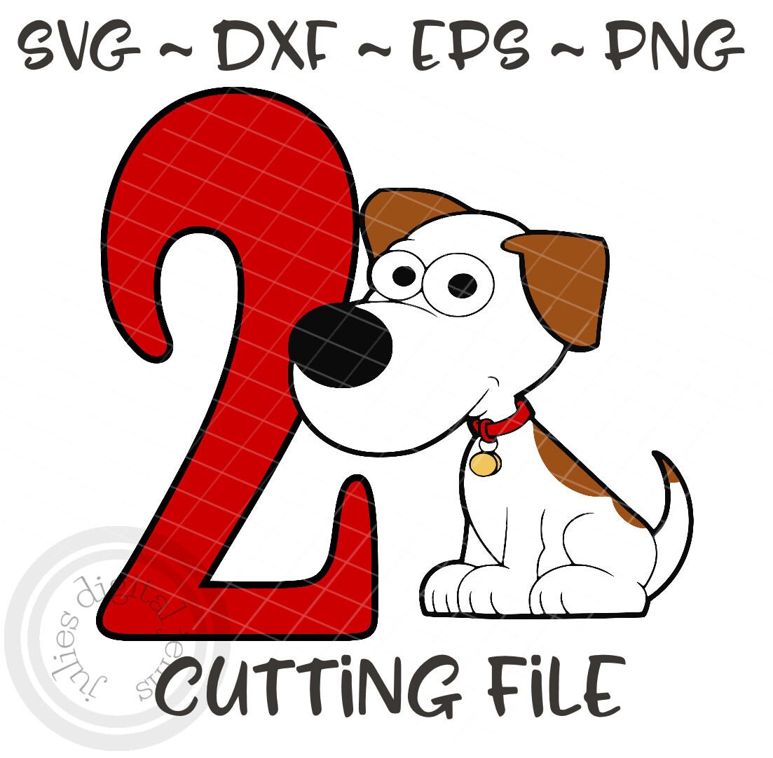 Puppy Birthday Shirt Svg 2nd Birthday SVG First Birthday - Etsy