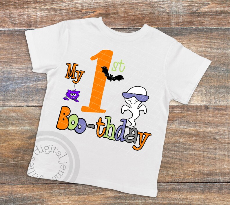 Download Halloween Birthday svg Boo svg Ghost birthday shirt svg ...