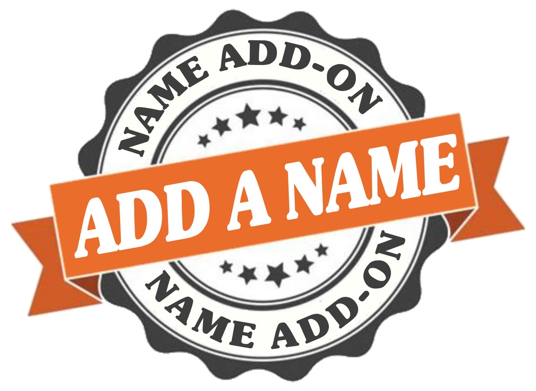 Name Add On, SVG Name File, Your Childs Name to Match Your Birthday Svg ...